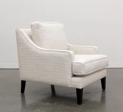 kent white armchair sitting chair timeless look